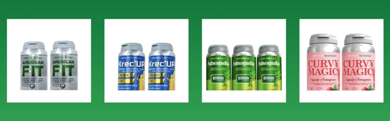 Suplementos American Natural: packs con envío gratis y pago contra entrega